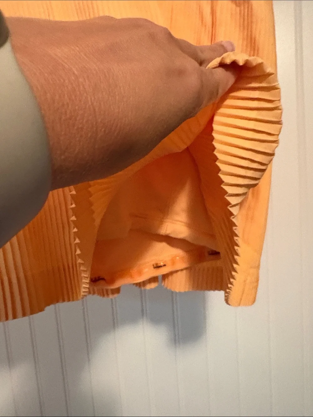 Pleated Active Skirt-Orange